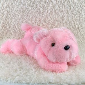 Pink Puppy Light Up Baby Nightlight Plush